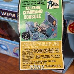 MATTEL'S VTG Man in Space MAJ Matt Mason Talking CC Console-Needs Batt. See desc