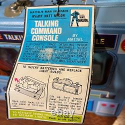 MATTEL'S VTG Man in Space MAJ Matt Mason Talking CC Console-Needs Batt. See desc