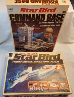 MB Electronics 1978 Electronic Star Bird 4852 and Command base Rare Vintage Toys