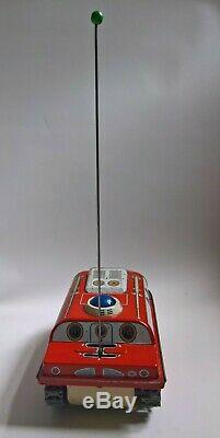 MODERN TOYS LUNAR EXPEDITION VINTAGE 1960's JAPANESE TIN PLATE SPACE TOY JAPAN