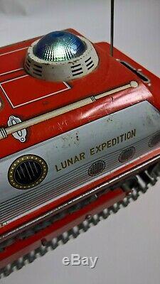 MODERN TOYS LUNAR EXPEDITION VINTAGE 1960's JAPANESE TIN PLATE SPACE TOY JAPAN