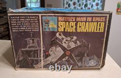 Major Matt Mason Space Crawler Space Toy Mattel 1966 Vintage with Box RARE AS IS