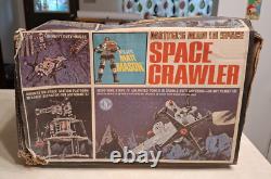 Major Matt Mason Space Crawler Space Toy Mattel 1966 Vintage with Box RARE AS IS