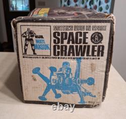 Major Matt Mason Space Crawler Space Toy Mattel 1966 Vintage with Box RARE AS IS