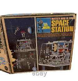 Major Matt Mason / Space Station 1966 Mattel Man In Space with Box / Vintage Toy