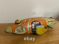 Marx Buck Rogers Rocket Ship Vintage Wind-up Space Toy UA-05