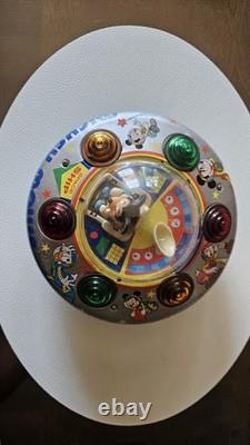 Masudaya Disney Mickey Mouse Tin Toy Space Saucer Vintage Showa