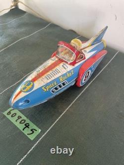 Masudaya MODERN TOYS Vintage Tin Toy Friction Type Space Rocket 33cm Showa Retro