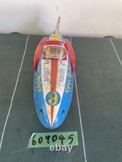 Masudaya MODERN TOYS Vintage Tin Toy Friction Type Space Rocket 33cm Showa Retro