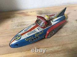 Masudaya MODERN TOYS Vintage Tin Toy Friction Type Space Rocket 33cm Showa Retro