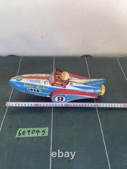 Masudaya MODERN TOYS Vintage Tin Toy Friction Type Space Rocket 33cm Showa Retro
