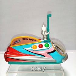 Masudaya Tin Space Rocket Toy Set of 3 Racer Moon Sonicon Vintage Japan