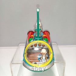 Masudaya Tin Space Rocket Toy Set of 3 Racer Moon Sonicon Vintage Japan