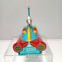 Masudaya Tin Space Rocket Toy Set of 3 Racer Moon Sonicon Vintage Japan