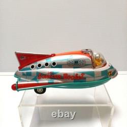 Masudaya Tin Space Rocket Toy Set of 3 Racer Moon Sonicon Vintage Japan