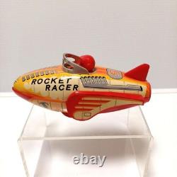 Masudaya Tin Space Rocket Toy Set of 3 Racer Moon Sonicon Vintage Japan