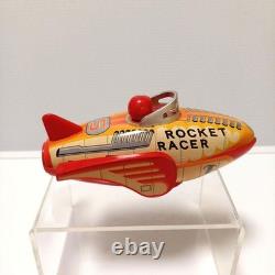 Masudaya Tin Space Rocket Toy Set of 3 Racer Moon Sonicon Vintage Japan