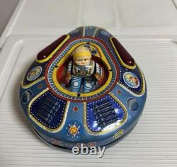 Masudaya Vintage Tin Toy Space Survey Research Vessel Showa Retro