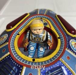 Masudaya Vintage Tin Toy Space Survey Research Vessel Showa Retro