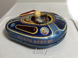 Masudaya Vintage Tin Toy Space Survey Research Vessel Showa Retro