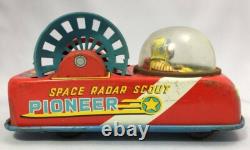 Masudaya vintage tin toy Space RADAR SCOUT from Japan free shipping
