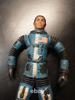 Mattel Major Matt Mason Figure LT Jeff Long with Helmet Blue Astronaut Vintage