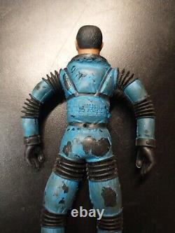 Mattel Major Matt Mason Figure LT Jeff Long with Helmet Blue Astronaut Vintage