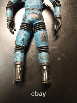 Mattel Major Matt Mason Figure LT Jeff Long with Helmet Blue Astronaut Vintage