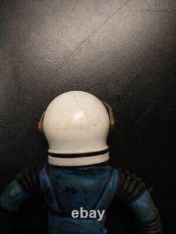 Mattel Major Matt Mason Figure LT Jeff Long with Helmet Blue Astronaut Vintage