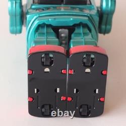 Metal House Space Evil Robot Tin Toy Green Figure vintage Used from Japan