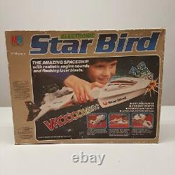 Milton Bradley Star Bird Electronic Space Ship & Box Incoplet 1978 Tested Works