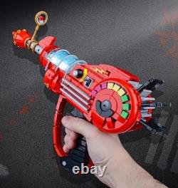 Moc Cosmic Scifi Comic Con RayGun Buiding Block Set 1210pcs Red Retro