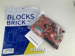 Moc Cosmic Scifi Comic Con RayGun Buiding Block Set 1210pcs Red Retro