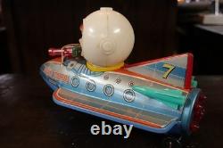 Modern Toy Space Patrol Vintage Tin Toy Robot Made in Japan withBox CIB Rare