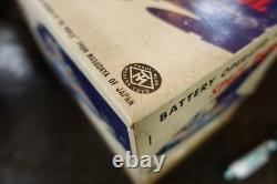 Modern Toy Space Patrol Vintage Tin Toy Robot Made in Japan withBox CIB Rare
