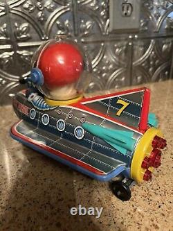 Modern Toys Snoopy SPACE PATROL 1960 Robot Tin Toy! Vintage MASUDAYA, RARE