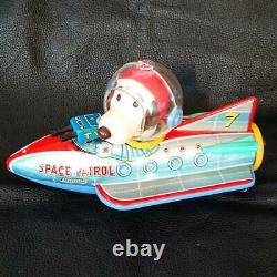 Modern toys vintage Tinplate model space patrol with box snoopy JP seller