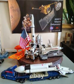 NASA Apollo Saturn V Rocket & Space Shuttle Astro Vintage BIG Lot Toys / Models