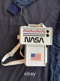 NASA Suit Columbia Young Crippen Kids Size M Vintage 1980s + ERTL Comm Gear Toys