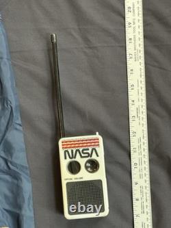 NASA Suit Columbia Young Crippen Kids Size M Vintage 1980s + ERTL Comm Gear Toys