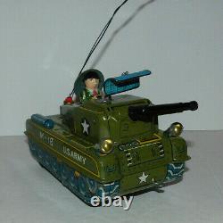 Near Mint Vintage Yonezawa Battery Operated Space Patrol Tank With Jet & Box