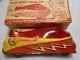 Nice Vintage 1950s Courtland Space Rocket Patrol Tin Friction Car in Box