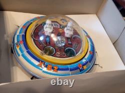 Nice Vintage Aa Battery Operated Space Ship X-52 Flying Saucer In Box