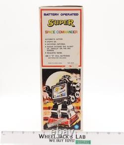 No. 109 Battery Operated Super Space Commander 1970s HK Hong Kong Vintage Robot