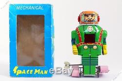 Noguchi Yoneya Horikawa Mechanical Space Man Robot Tin Wind Up Japan Vintage Toy