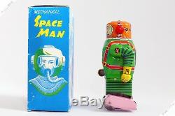 Noguchi Yoneya Horikawa Mechanical Space Man Robot Tin Wind Up Japan Vintage Toy