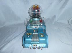 Nomura T. N. Moon Space Ship / Moon Car Japan Tin Toy Vintage Very Rare Boxed