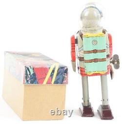 Nomura Toy Astronauts SPACE COMMANDO Vintage Tin Toy Tinplate WithBox