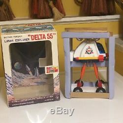 Nos Vintage Yonezawa Battery Operated Delta 55 Lunar Explorer Space Toy Working