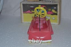 OLDSTOCK 1992 VTG Russian Soviet TOY SPACE SHIP BATTERY LUNOHOD car MOON WALKER